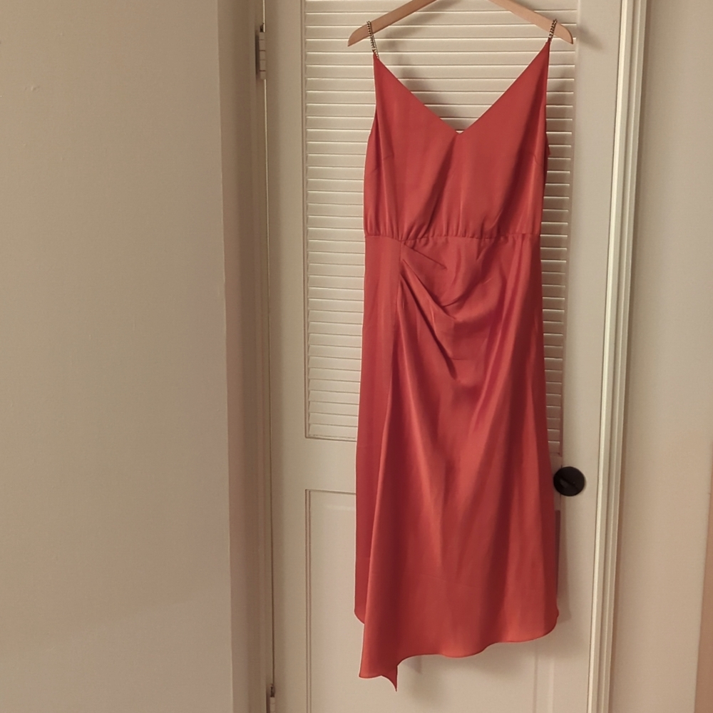 Ted Baker sexy muted orange dress